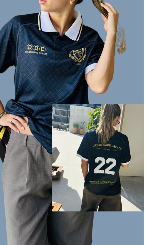 DDC sportpolo blauw