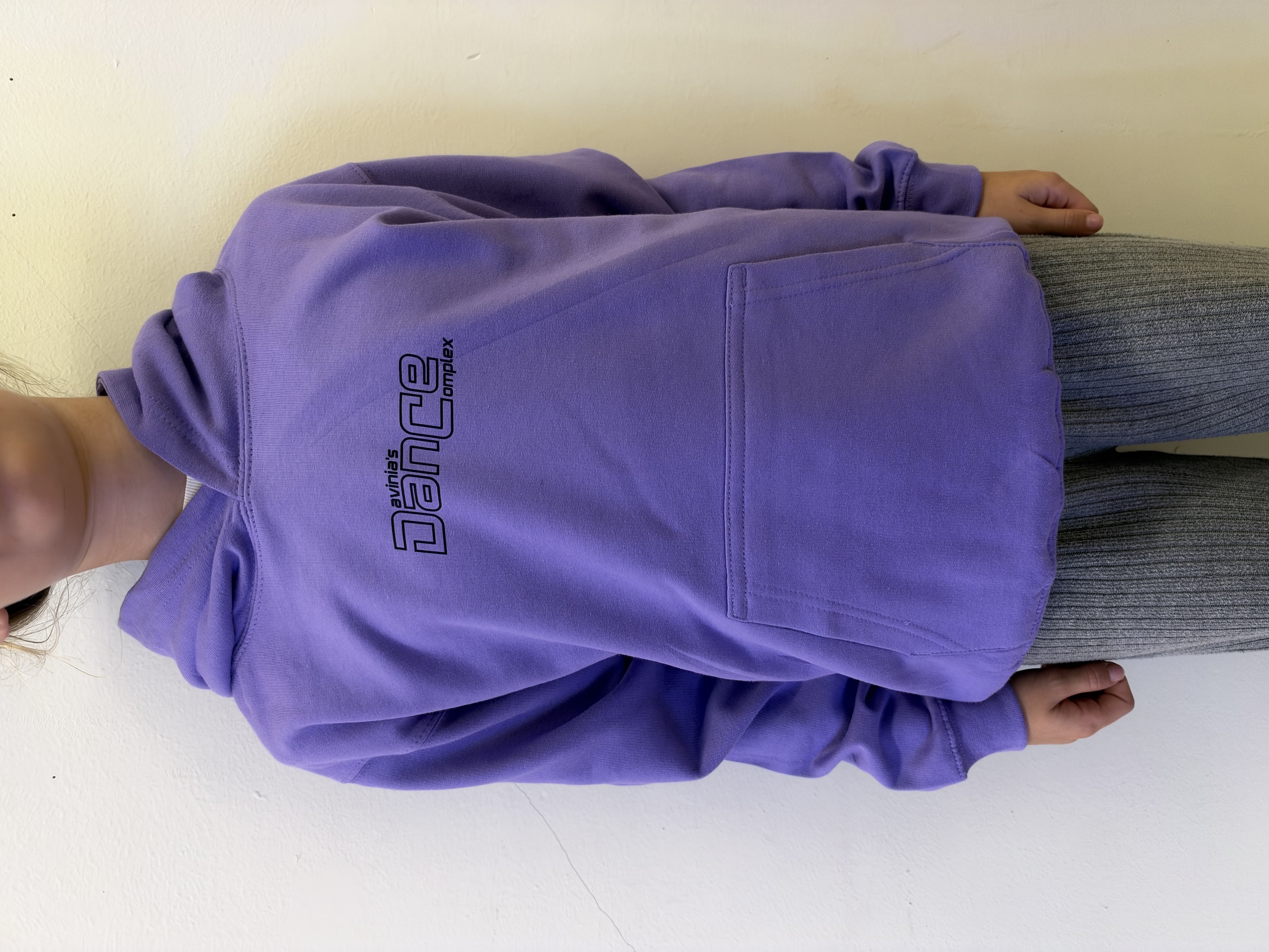 Paarse hoodie