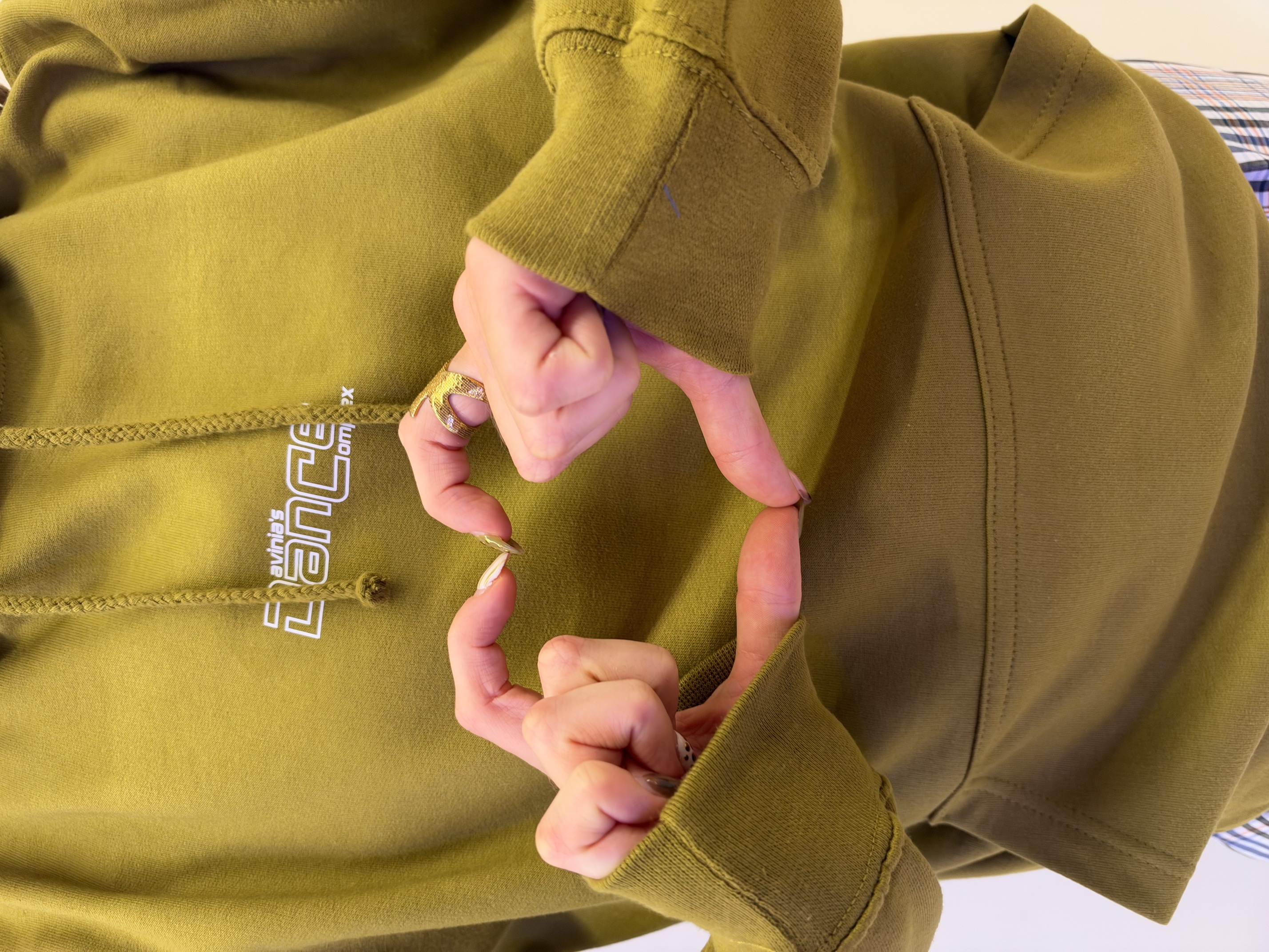 Khaki hoodie