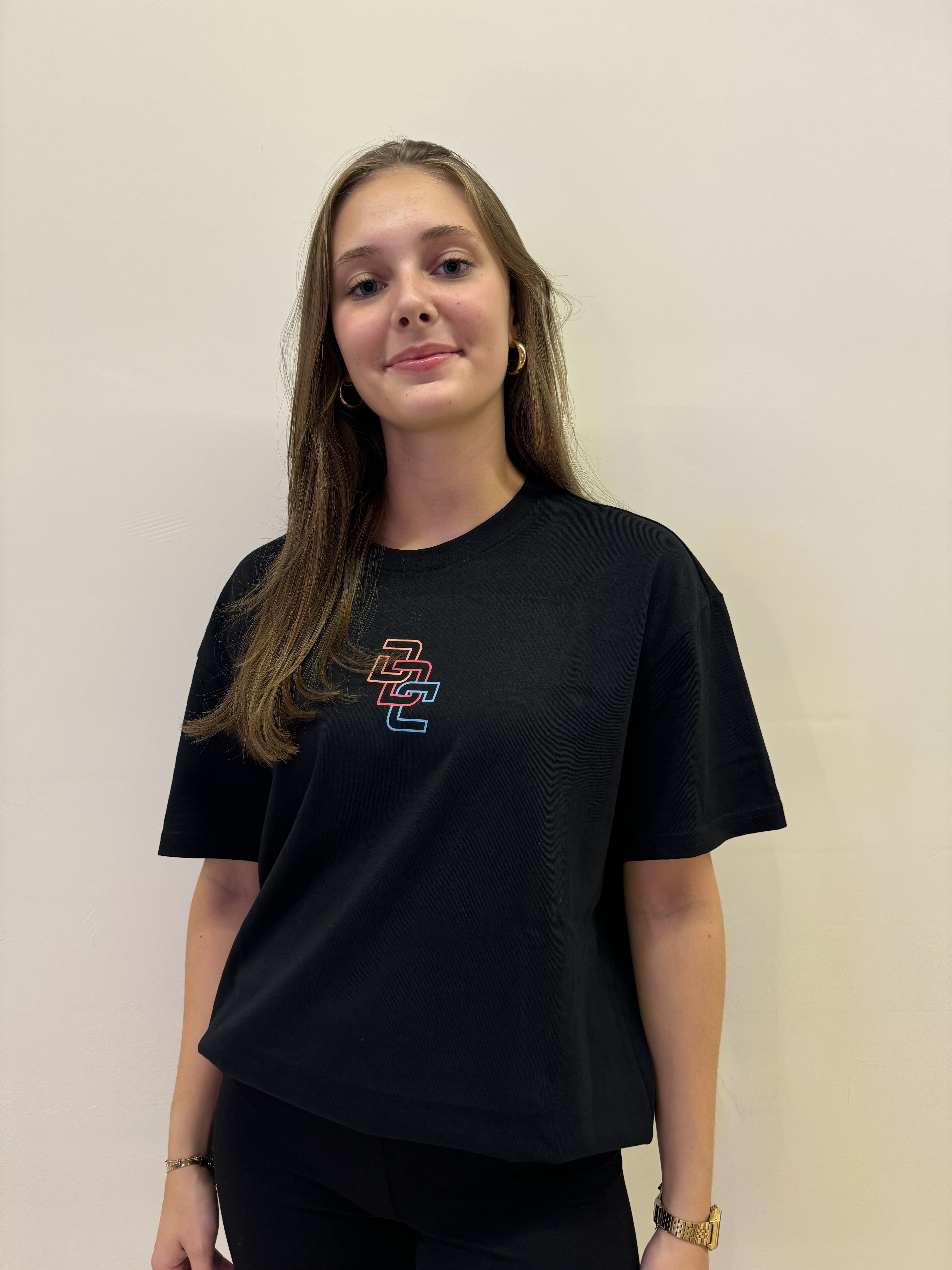 Zwarte DDC t-shirt (oversized)