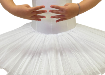 Witte tutu ballet